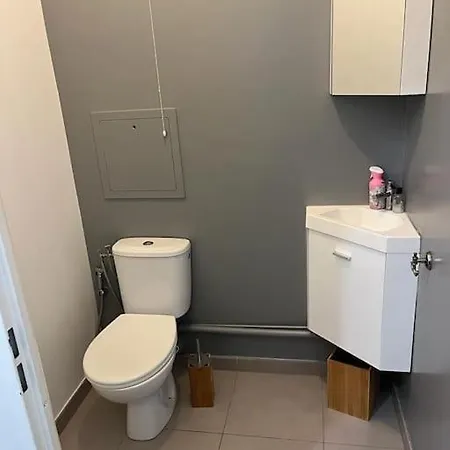 Grand Appt Proche Paris Parking Apartment Aubervilliers