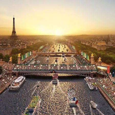 Grand Appt Proche Paris Parking Apartment
